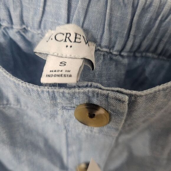 NWT J CREW Chambray Sleeveless Top, Sz S - Picture 5 of 5